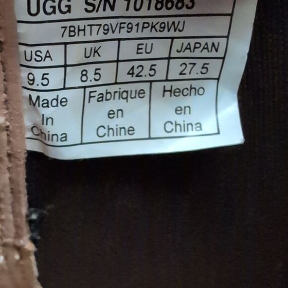 UGG Men's Baldvin Tan Suede Chelsea Boots Size 9.5 - Picture 8 of 11